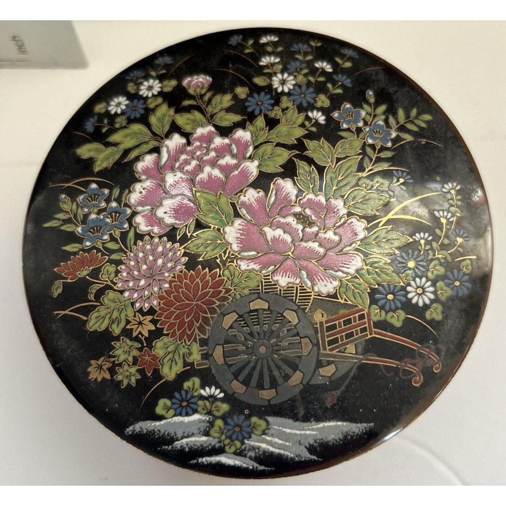Small Vintage Imperial Kutani Jewelry Box